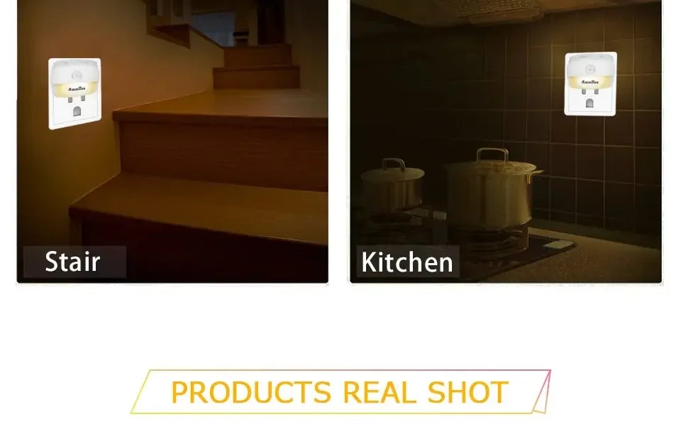 Motion Sensor LED Night Light for Bedrooms and Hallways - Smarsty
