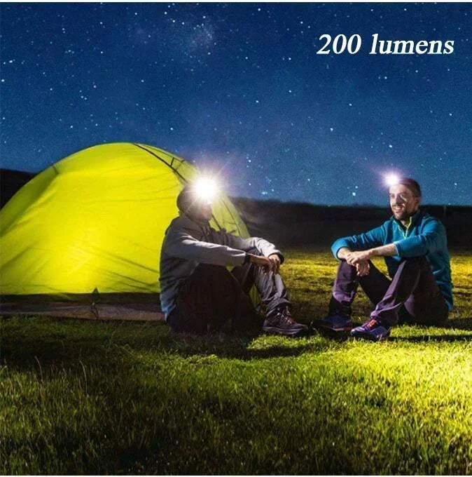 Strong Light Headlamp Mini Led Night Fishing Powerful Torch Head Lamp Outdoor Waterproof Camping Portable LED Sensor Headlamps by Smarsty