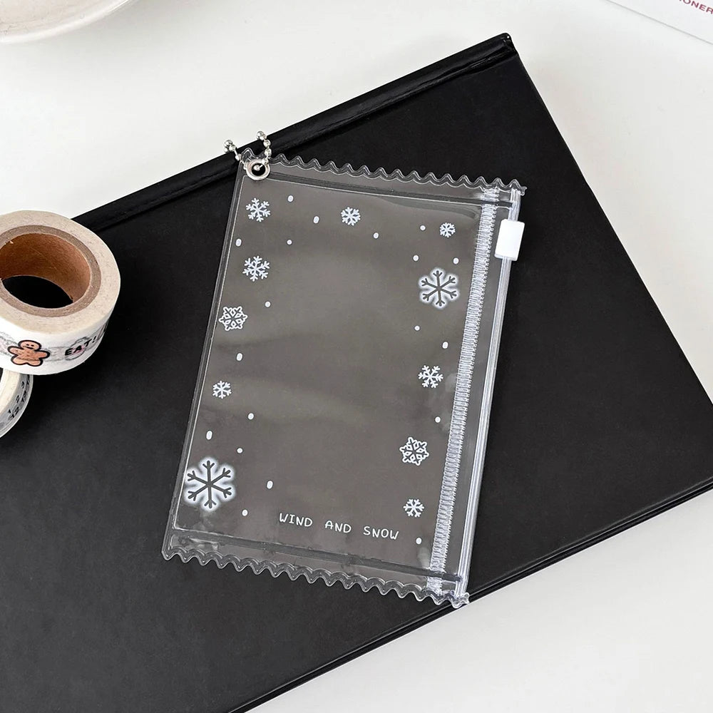 INS Transparent Candy Bag Badge Holder Korean Photocard Holder Display Bag Pendant Idol Photo Card Protective Cover Card Holder