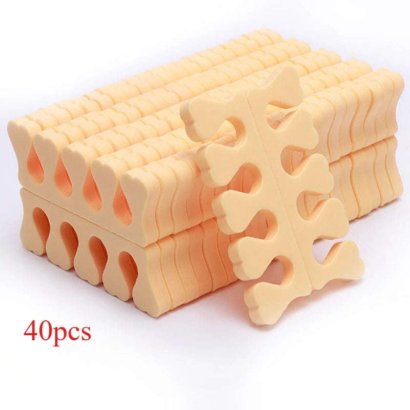 Soft Sponge Nail Art Toe Separators for Perfect Pedicures - Smarsty