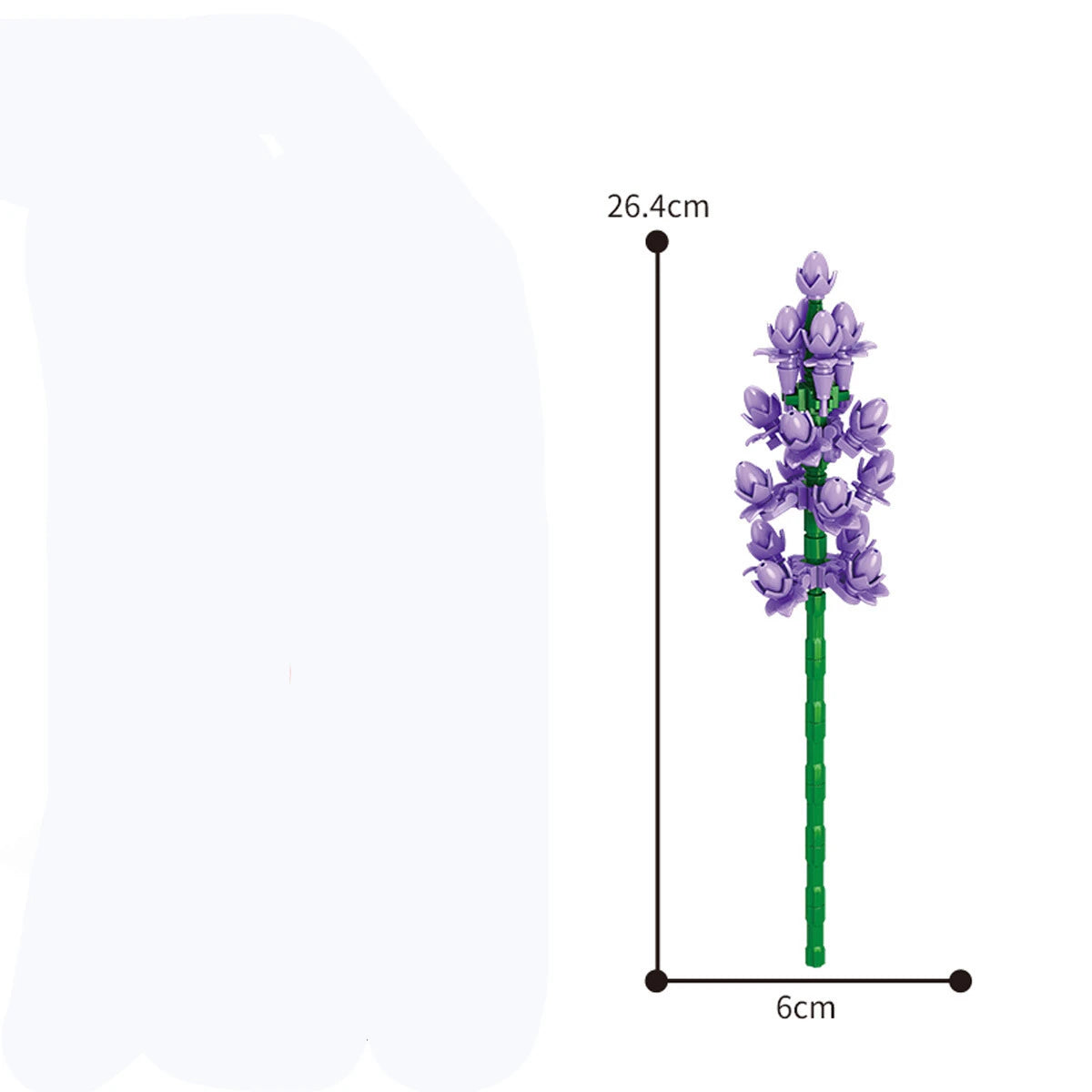 13 Styles Pretty Flower Building Blocks Rose Valentine's Lavender Peach Lily Of The Valley Tulip Bricks DIY Home Ornaments by Smarsty