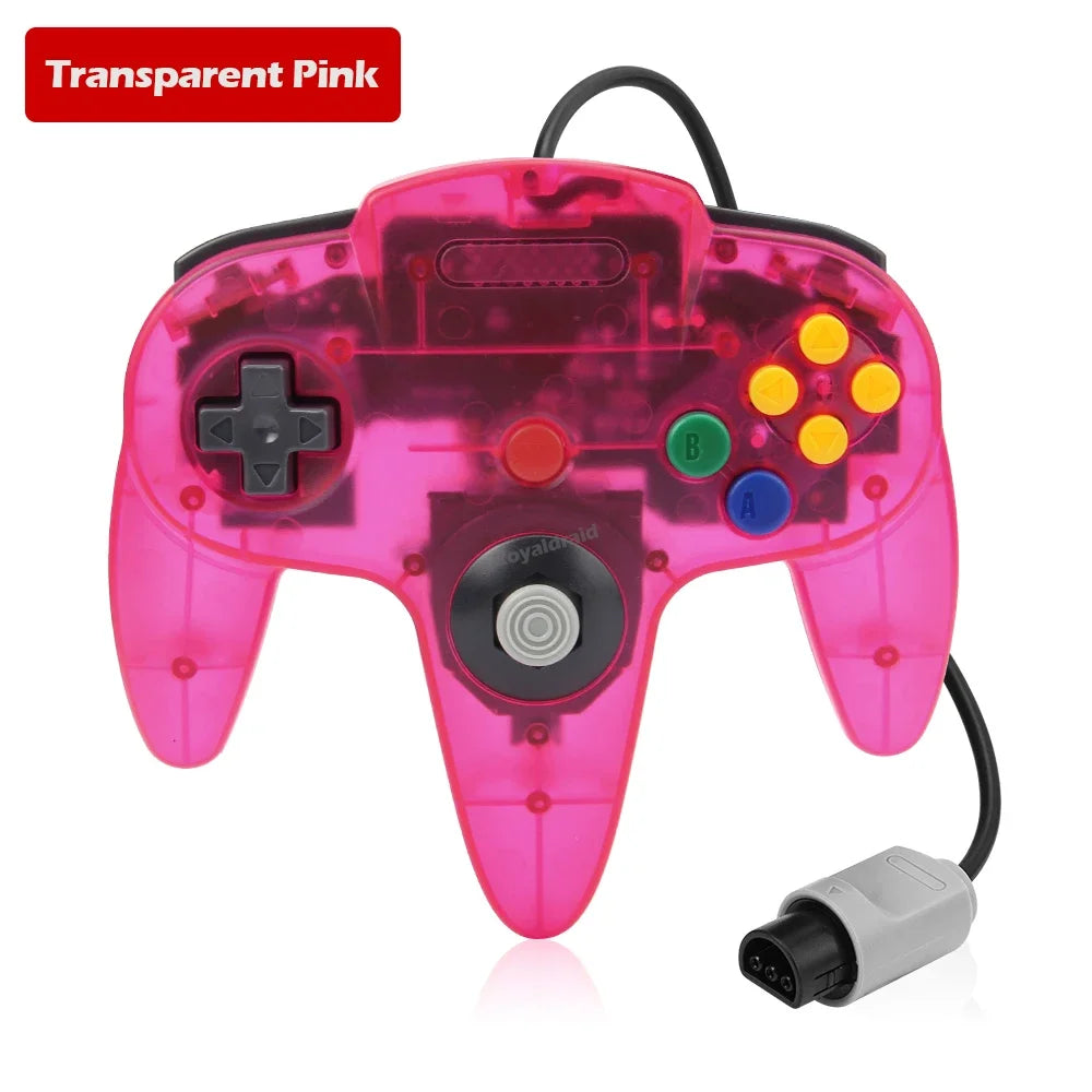 N64 Classic Wired Gamepad Controller With 8 Color Options - Smarsty