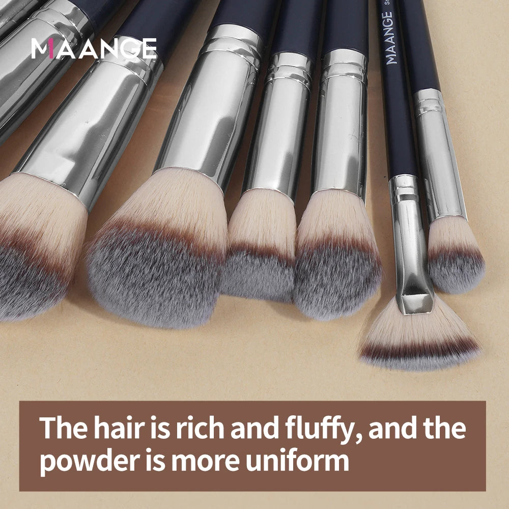 MAANGE 30 Piece Professional Makeup Brush Set with Bag - Smarsty