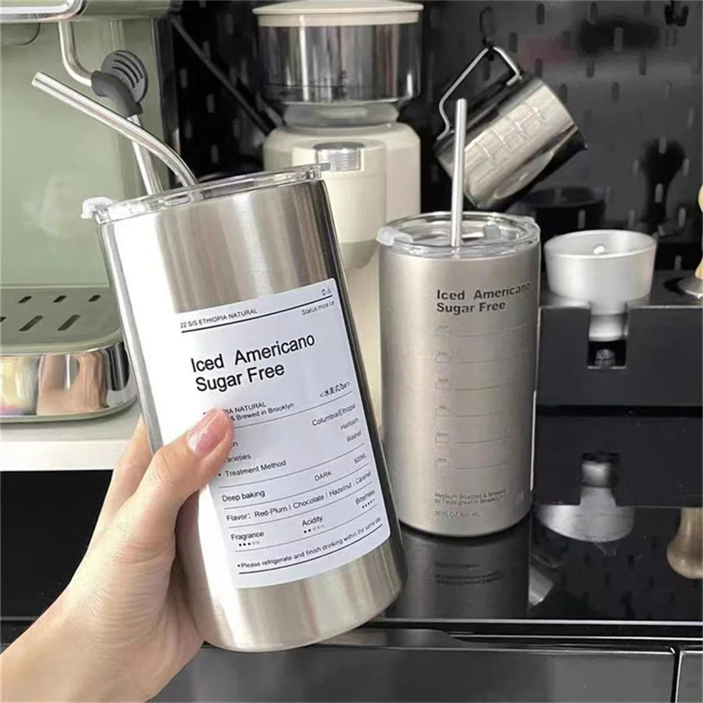 Portable Stainless Steel Coffee Thermos with Insulation - Smarsty