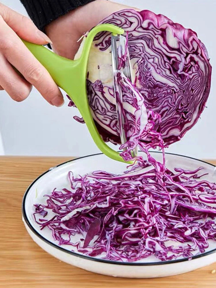 Peeler Vegetables Fruit Stainless Steel Cabbage Graters Salad Potato Slicer Kitchen Accessories Cooking Tools Wide Mouth by Smarsty