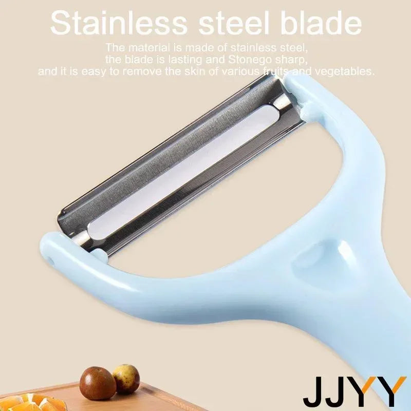 JJYY Fruit Peeling Knife Stainless Steel Peeler Peeling Apples Kitchen Vegetable Fruit Sharp Peeler Potato Peeler by Smarsty