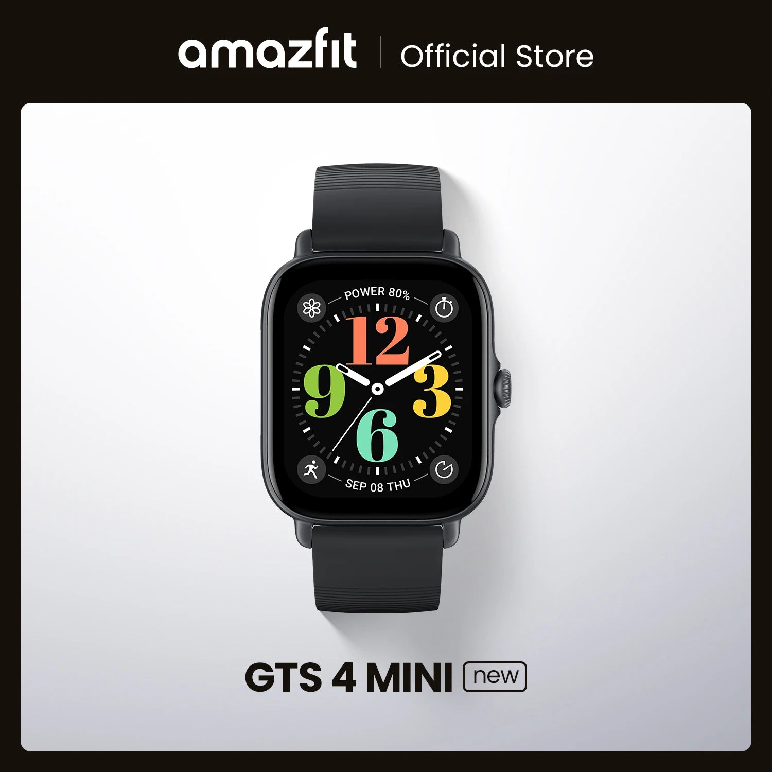Amazfit GTS 4 Mini Smartwatch With Alexa and Heart Rate Monitor - Smarsty