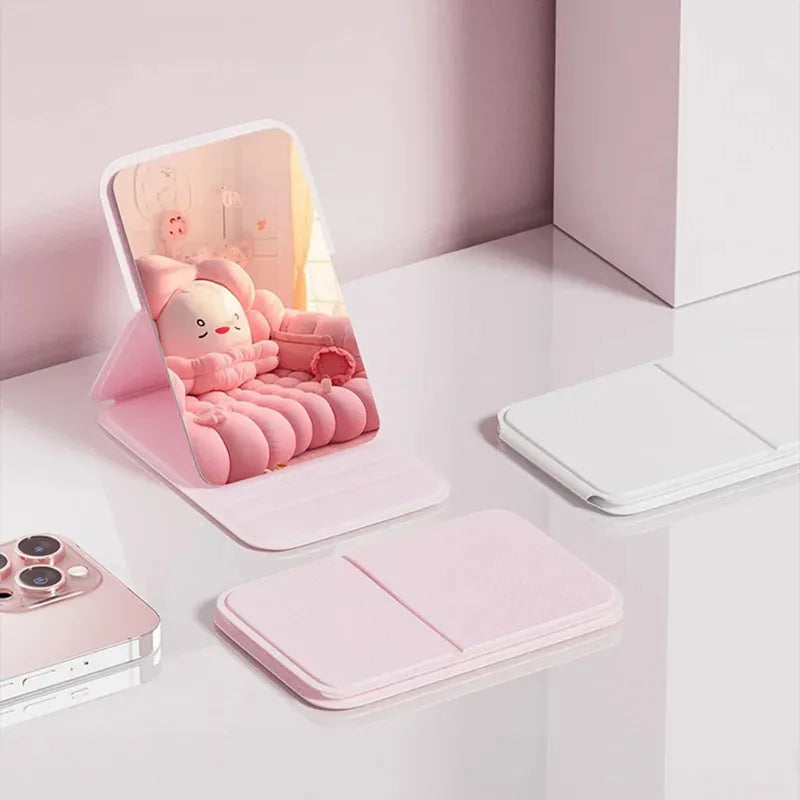 Portable Handheld Mini Makeup Mirror for Easy Travel - Smarsty