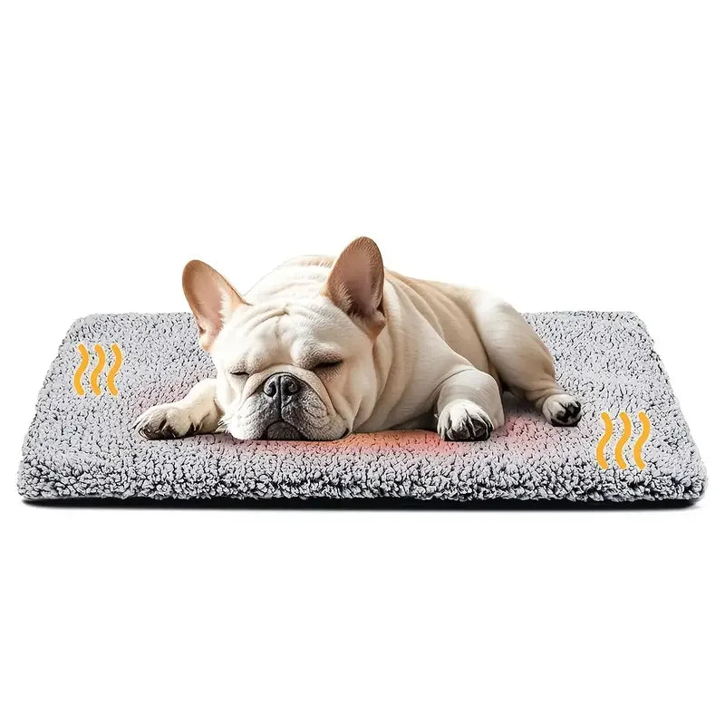 Winter Self-Heating Pet Pad Blanket for Dogs Cats, No Electricity Thermal Mat with Anti-Slip BottomWarm Cushion for Puppy Kitten - Smarsty