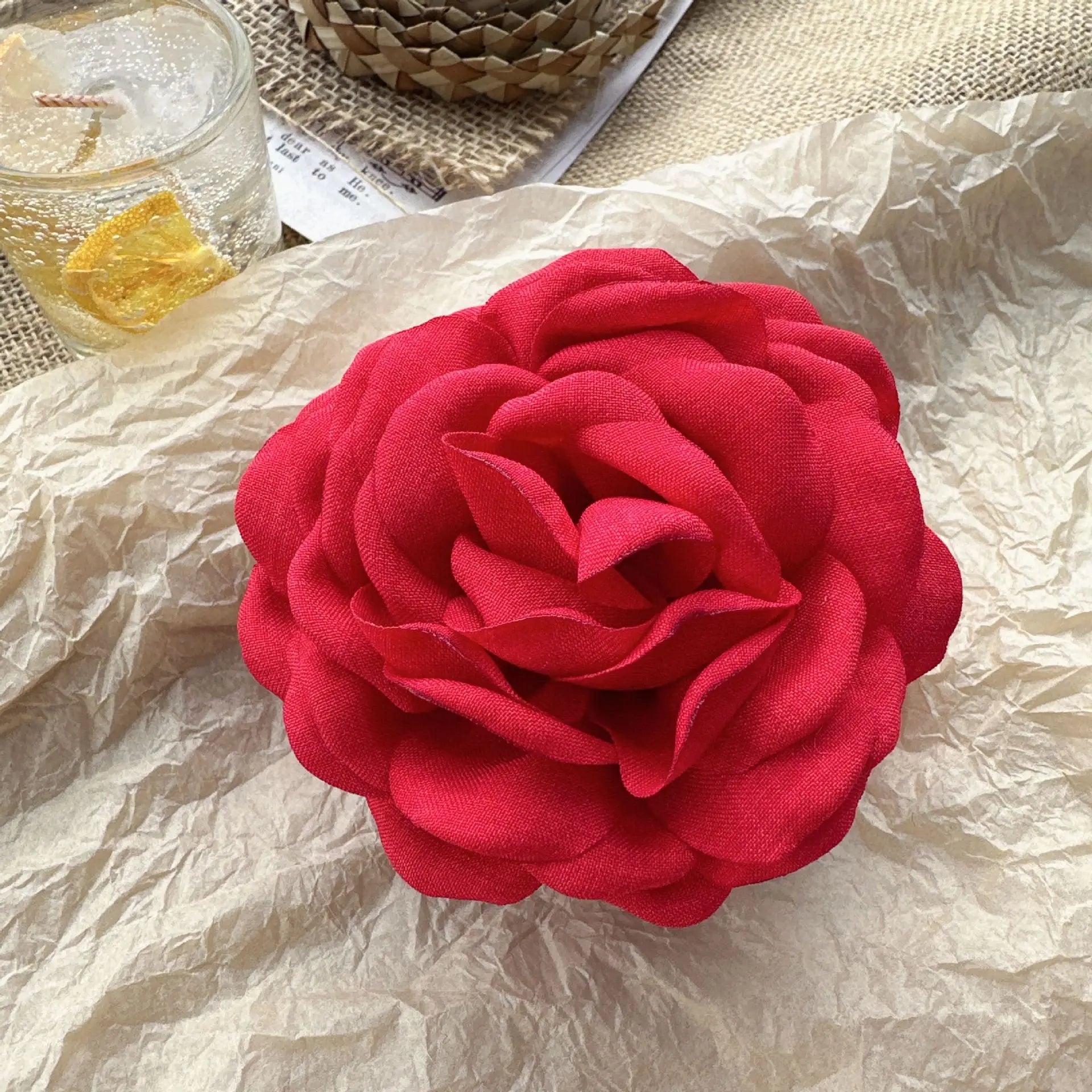Elegant Rose Hair Clip For Women Secure Back Hair Style - Smarsty