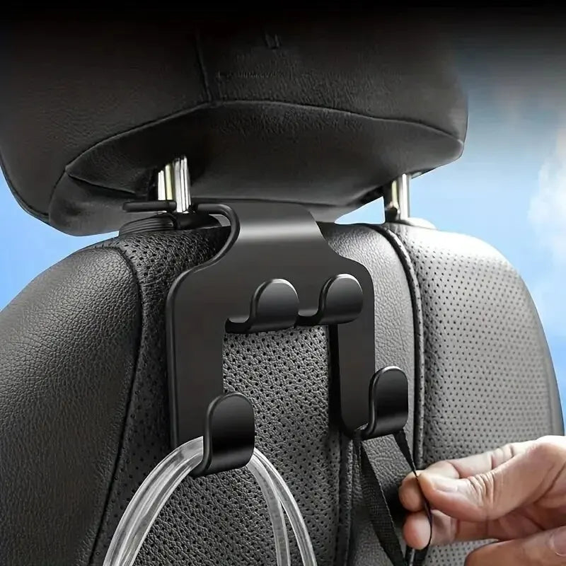 Seat Headrest Hook Organizer With Phone Holder For Car - Smarsty
