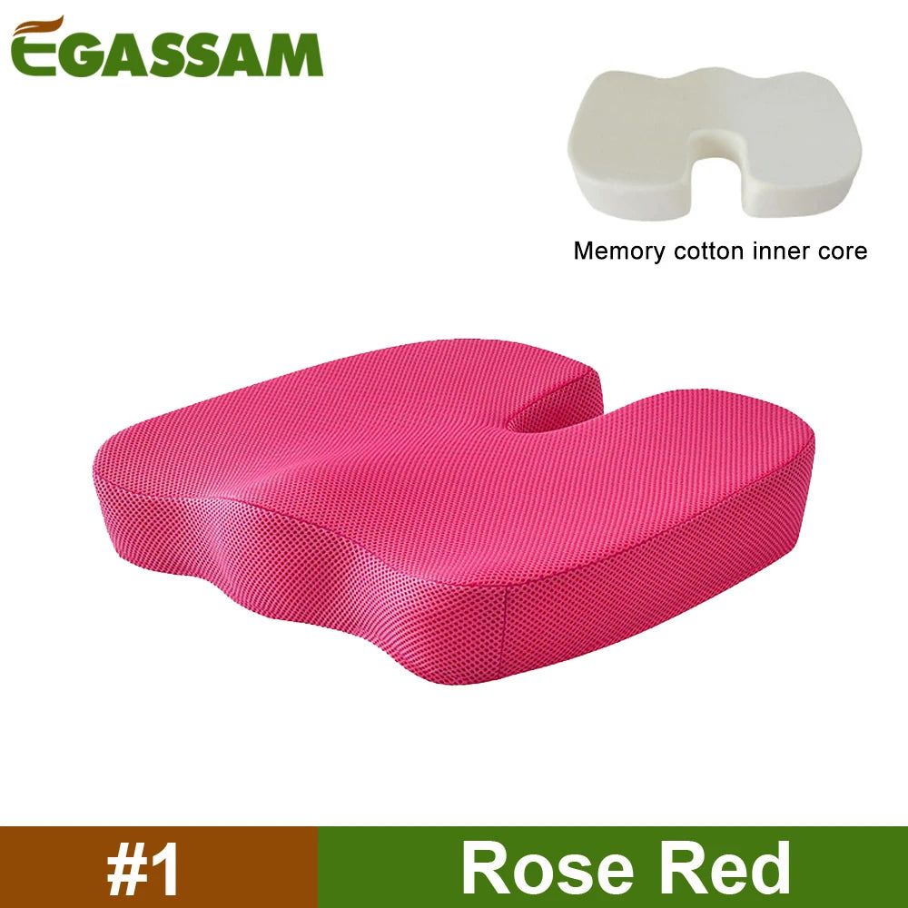 Memory Foam Seat Cushion for Tailbone Pain Relief - Smarsty