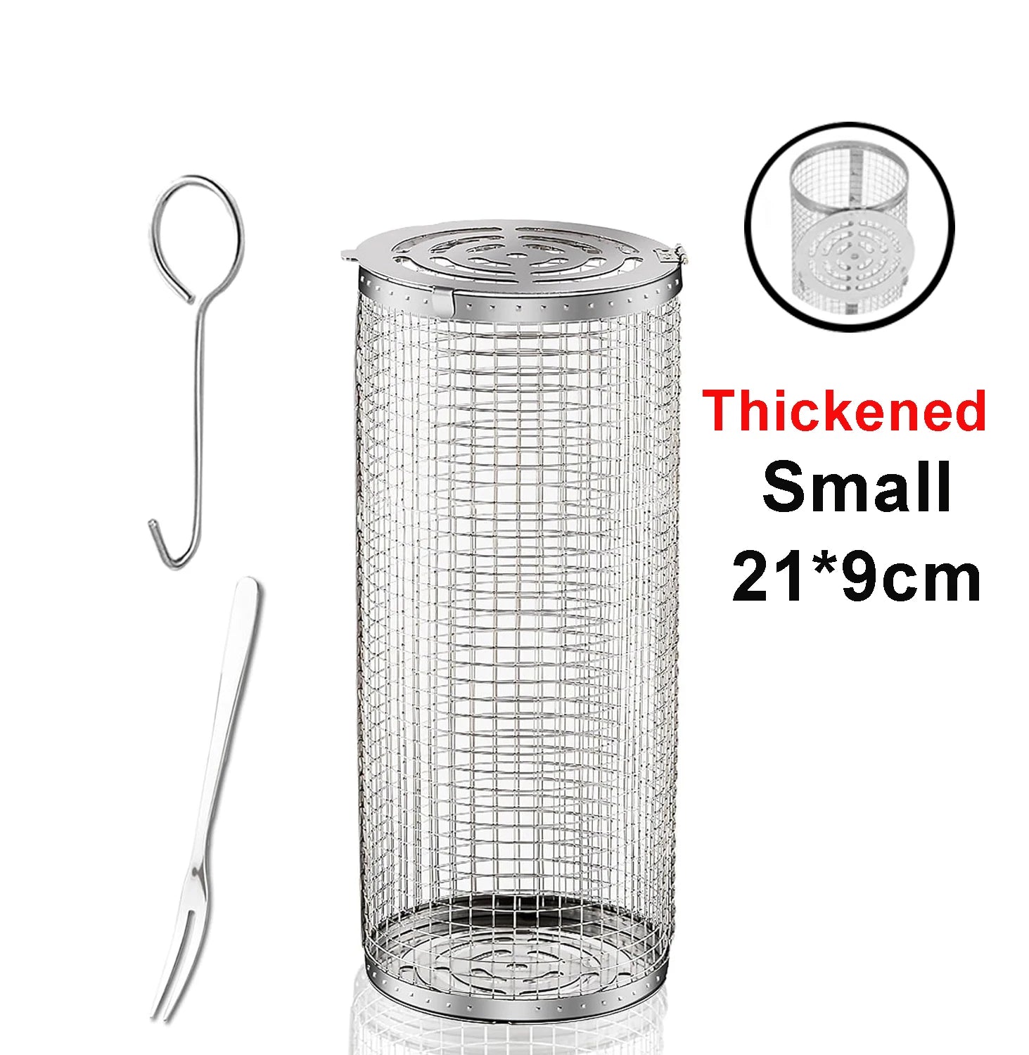 Stainless Steel BBQ Basket for Easy Grilling - Smarsty