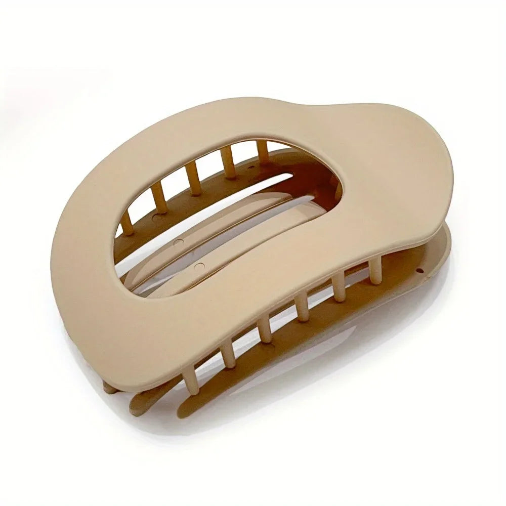 Fashion Leopard Oval Hair Claw Clip for Women - Smarsty