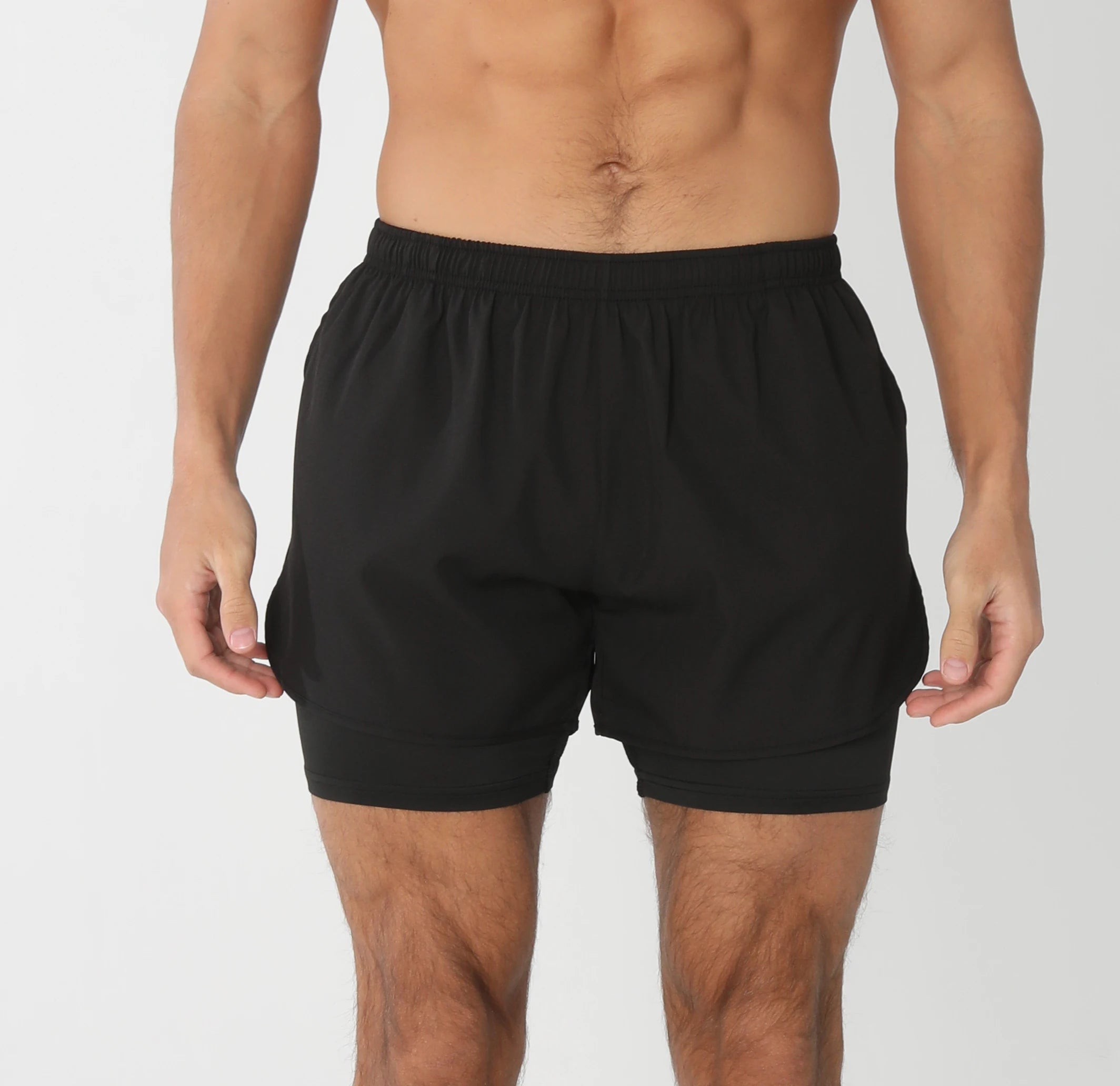 Gym Shorts Men Running Shorts with Liner Pockets Towel Loop Quick Dry Lightweight Workout Men's Breathable Athletic Sport Shorts - Smarsty