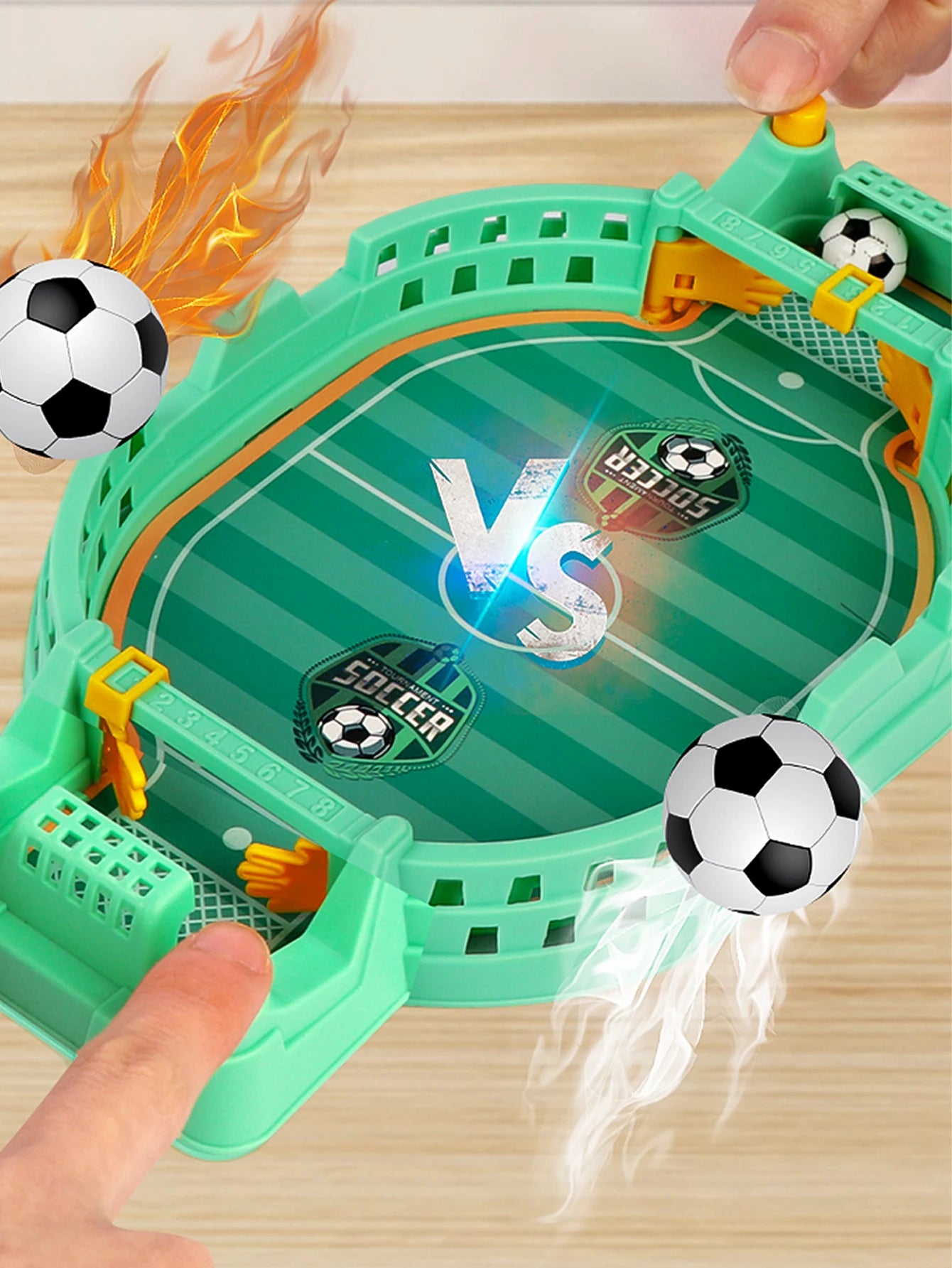 Football Table Mini Tabletop Interactive Game, Soccer Tabletops Competition Sports Games Desktop Catapult Toys for Family Game by Smarsty