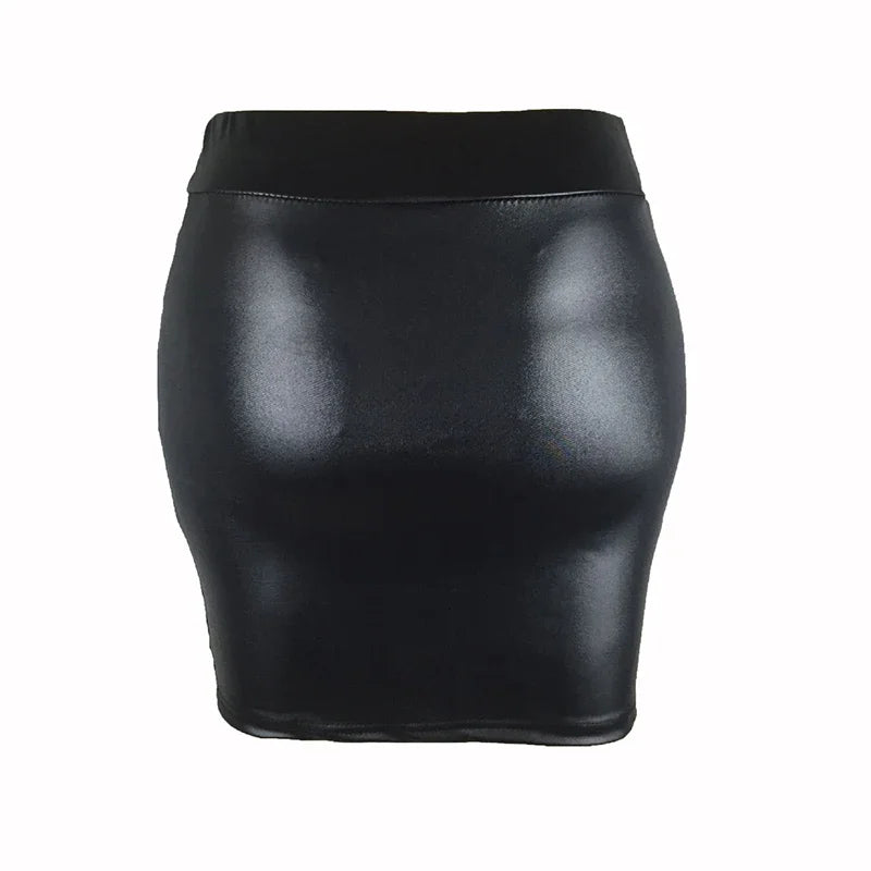 Women Summer Mini Skirts High-waist Slim Fittness Hip Pencil Skirts Vintage Bodycon Skirt Sexy Clubwear Ladies Office Clothing - Smarsty