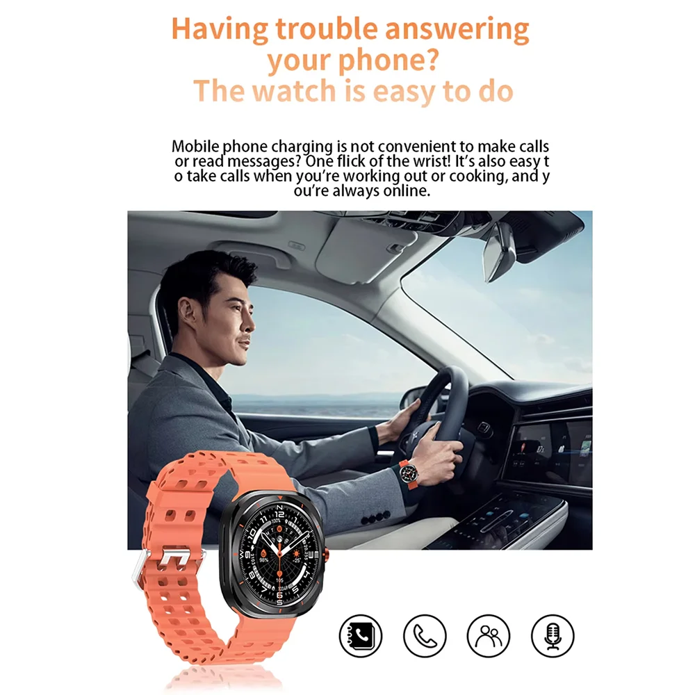 Smart Watch with Heart Rate Monitor and AMOLED Screen - Smarsty