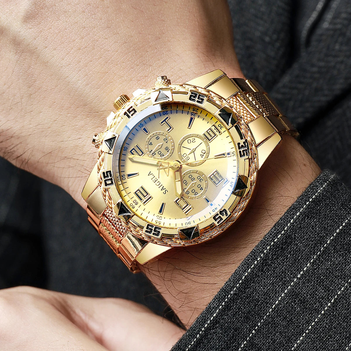 Men's Business Quartz Watches Set with Stylish Arabic Dial - Smarsty