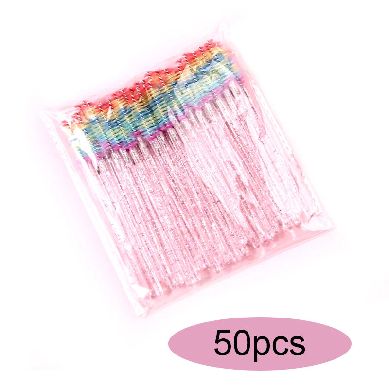 Eyebrow Eyelash Brushes Spoolies Applicators for Makeup - Smarsty