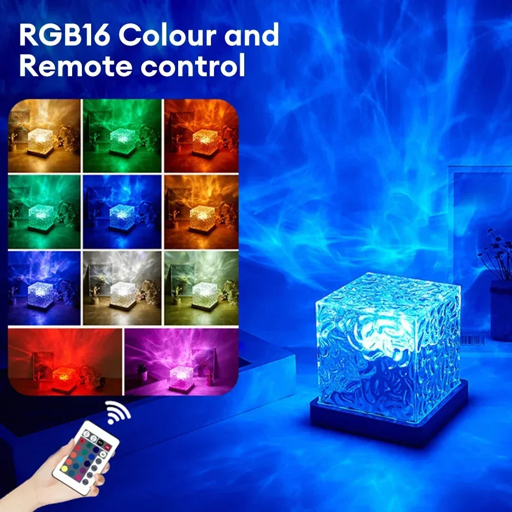 Ocean Wave Projector Lamp With 16 Color Options - Smarsty