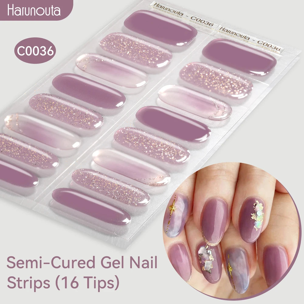 Gradient Auroras Gel Nail Strips for Easy DIY Manicure - Smarsty