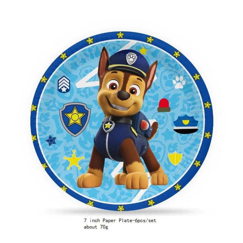 Paw Patrol Birthday Tableware Set for Fun Celebrations - Smarsty
