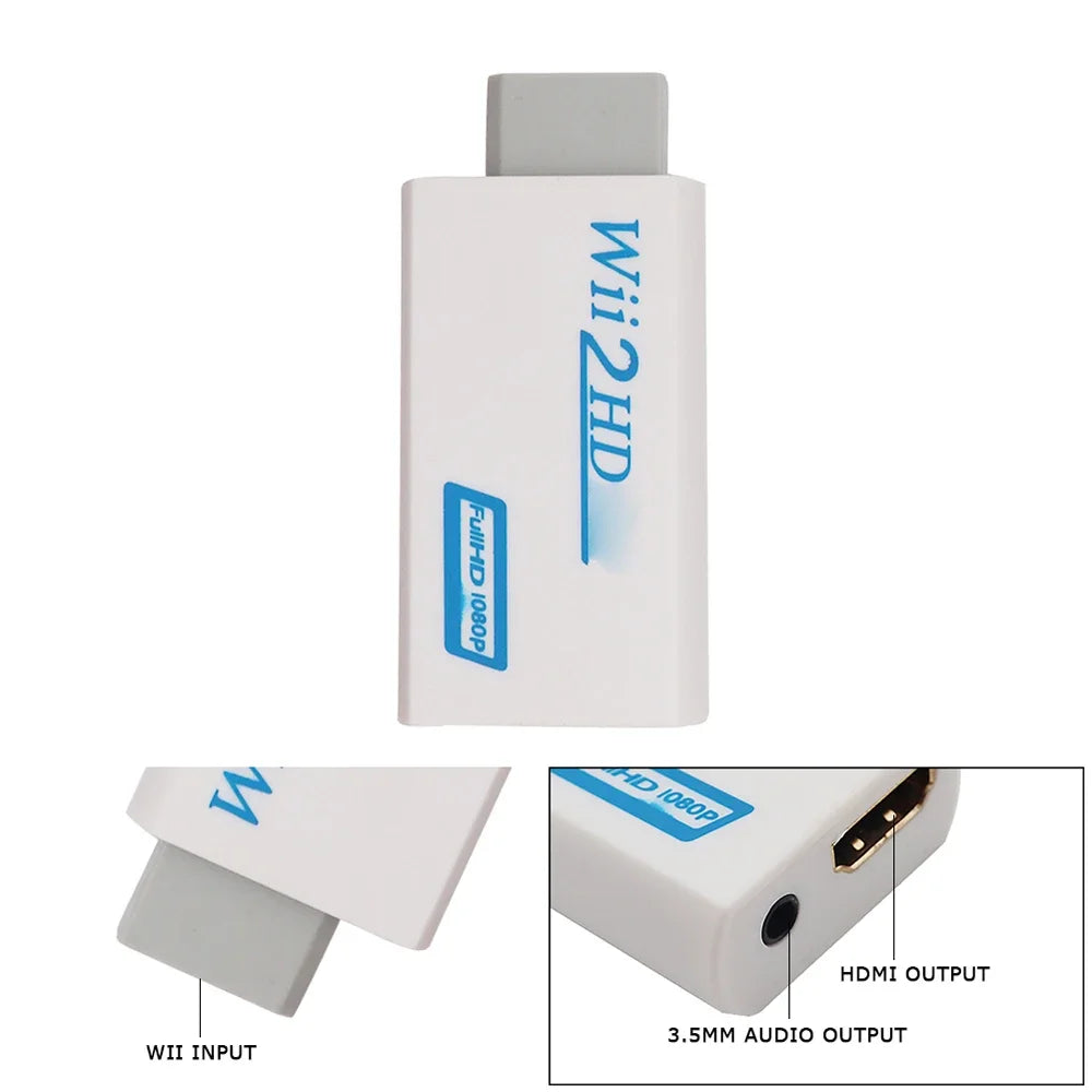 1080P Full HD Wii to HDMI Converter with Audio Output - Smarsty
