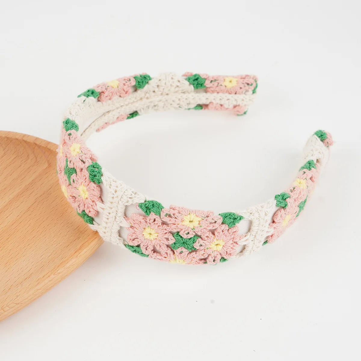 Knitted Headband Bohemian Handmade Summer Seaside Cotton - Smarsty