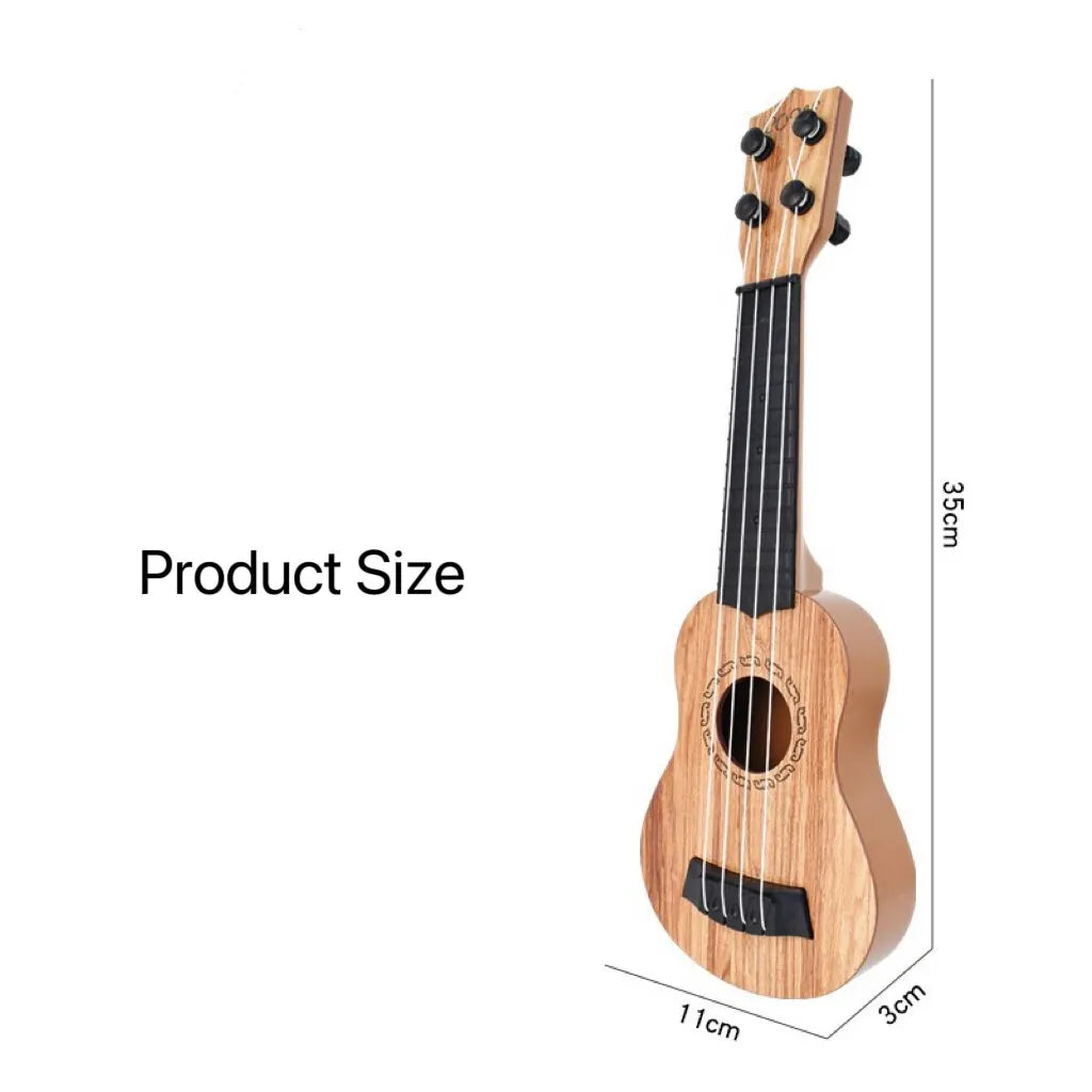 35cm Children Guitar Toy Can Be Used To Play Elementary Instruments With Paddles Simulating Yukrili Music Toys - Smarsty