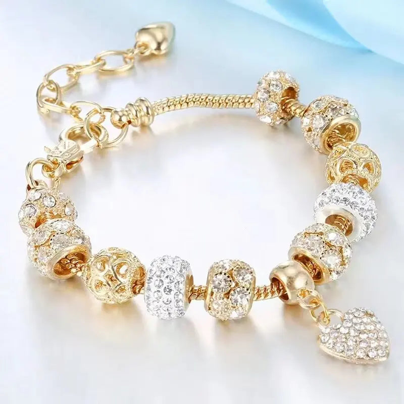 Women's Beaded Love Bracelet for Daily Style - Smarsty