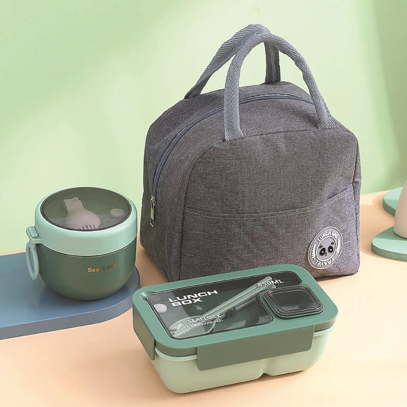 Insulated Lunch Box Bag Portable Thickened For Students - Smarsty
