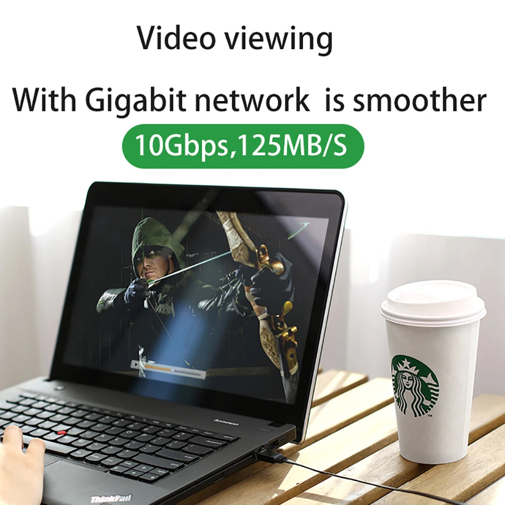 High Speed Cat6 Flat Ethernet Cable 1000Mbps - Smarsty