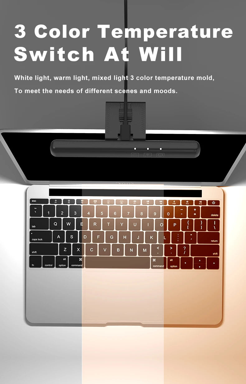 LED Computer Monitor Light Bar for Eye Protection and Dimming - Smarsty