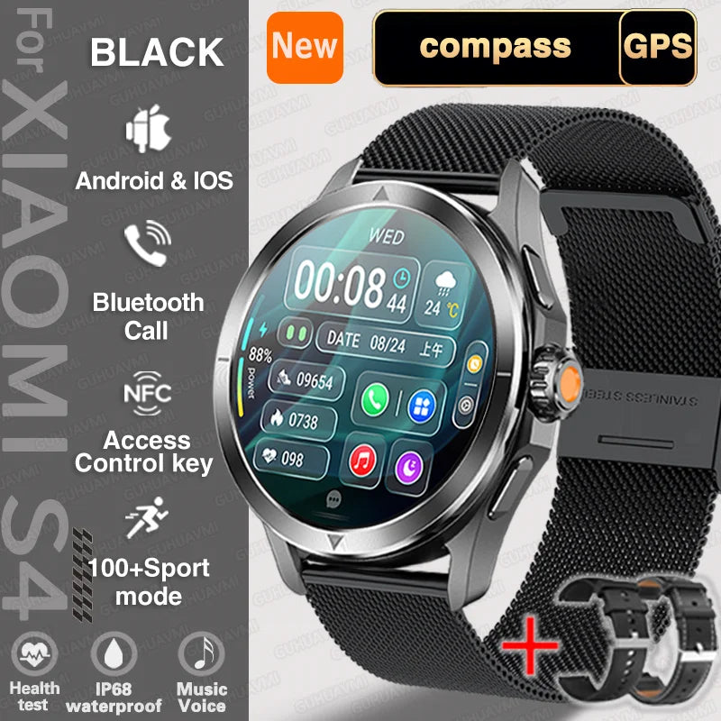 Xiaomi S4 Ultra Smart Watch with AMOLED Screen and GPS - Smarsty