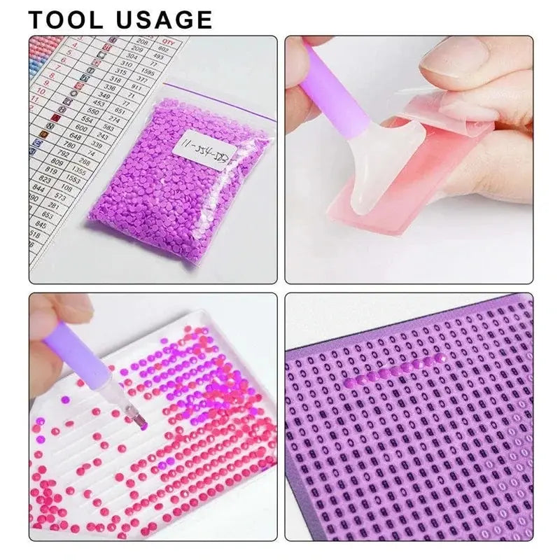 Colorful Cat Diamond Painting Kit for Stunning Wall Art - Smarsty