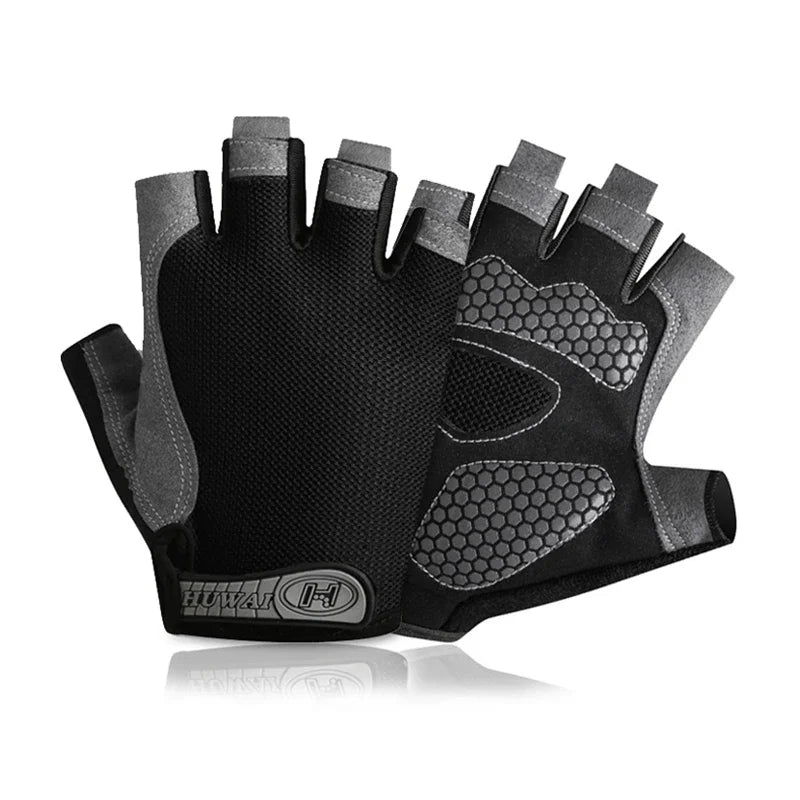 Breathable Half Finger Cycling Gloves Anti Slip Shock Absorption - Smarsty