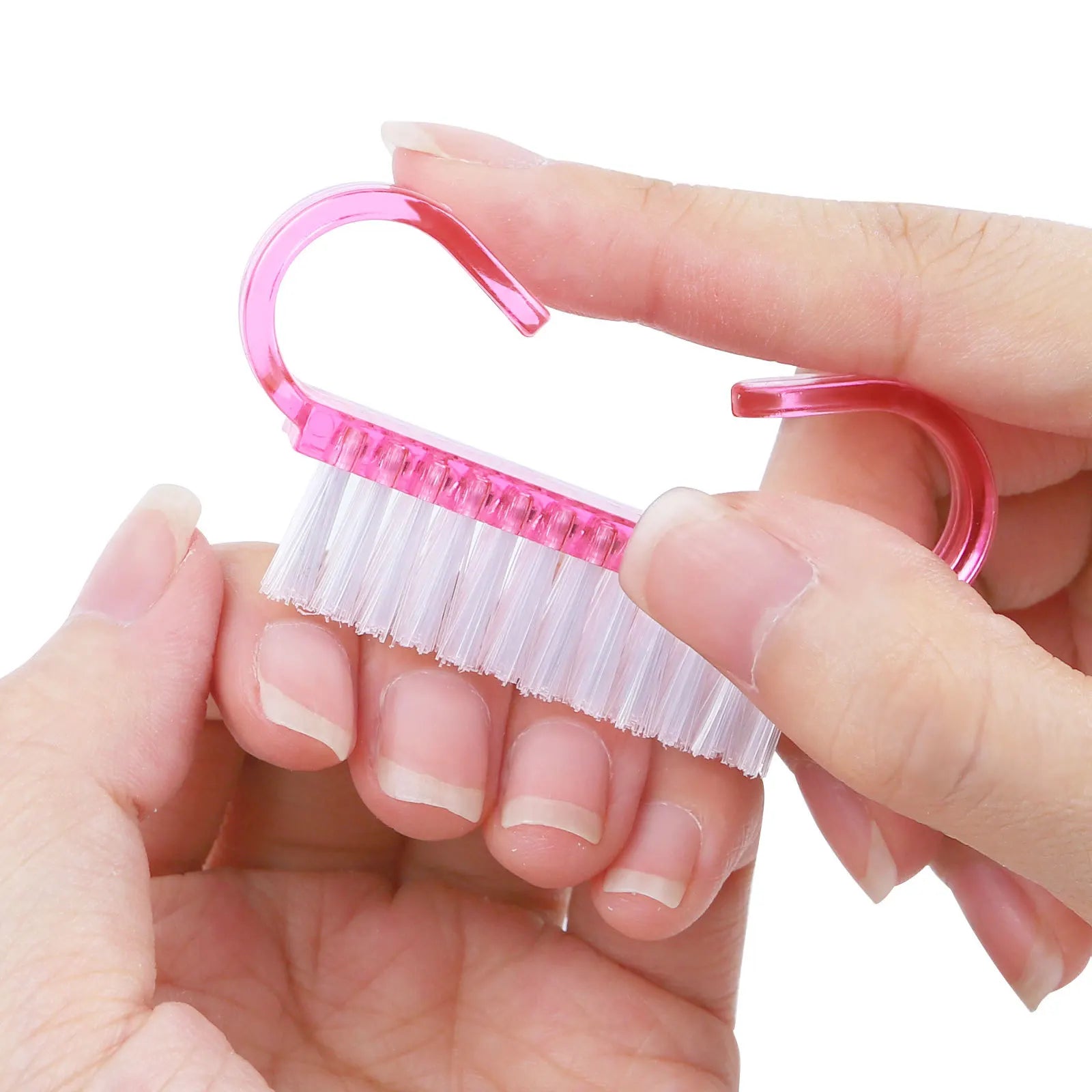Pink Acrylic Nail Brushes Set for Easy Dust Removal - Smarsty