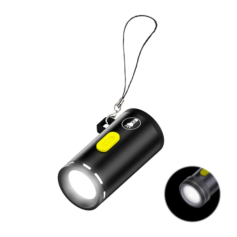 LED Small Pocket Flashlight Aluminum Alloy Portable Camping Flashlight Outdoor Emergency Light for Outdoor Hiking Camping