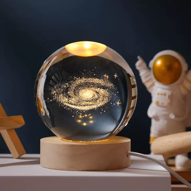 3D Crystal Galaxy Night Light for Home Decor - Smarsty