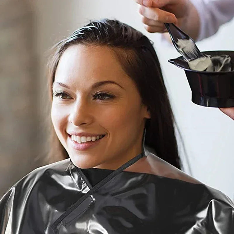 Waterproof Hair Cutting Cape for Easy Hair Dyeing - Smarsty