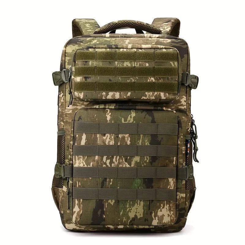 Tactical Backpacks Men's Camouflage Backpack, Hiking And Camping Backpack, LargeCapacity Multi-layer Outdoor Sports Backpack - Smarsty