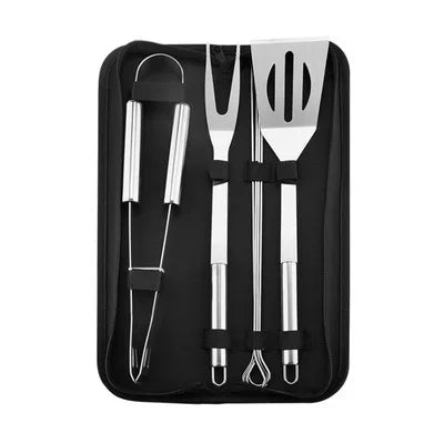 Stainless Steel BBQ Tool Set With Portable Storage Bag - Smarsty