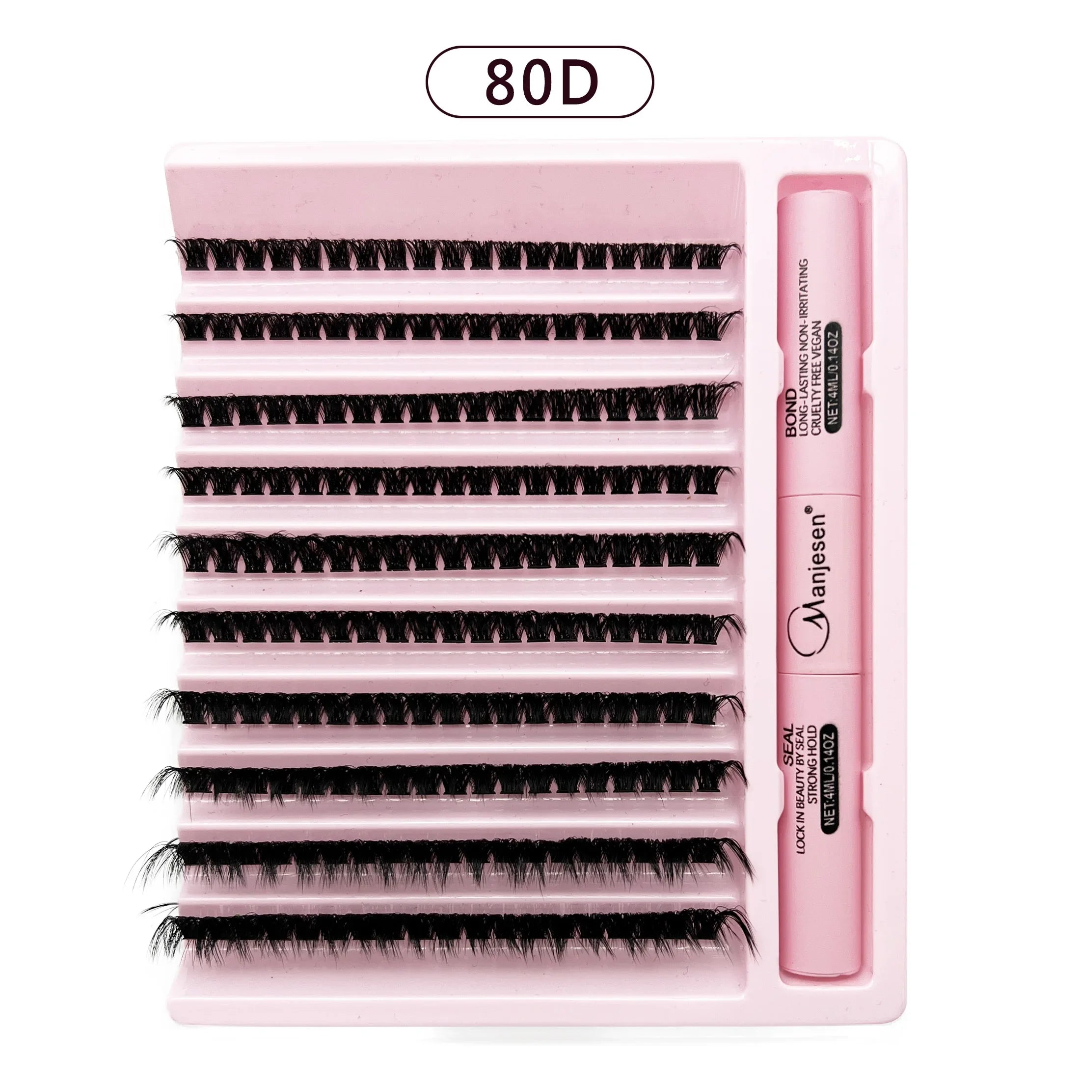 DIY Eyelash Extension Kit with 200 Clusters for Natural Look - Smarsty