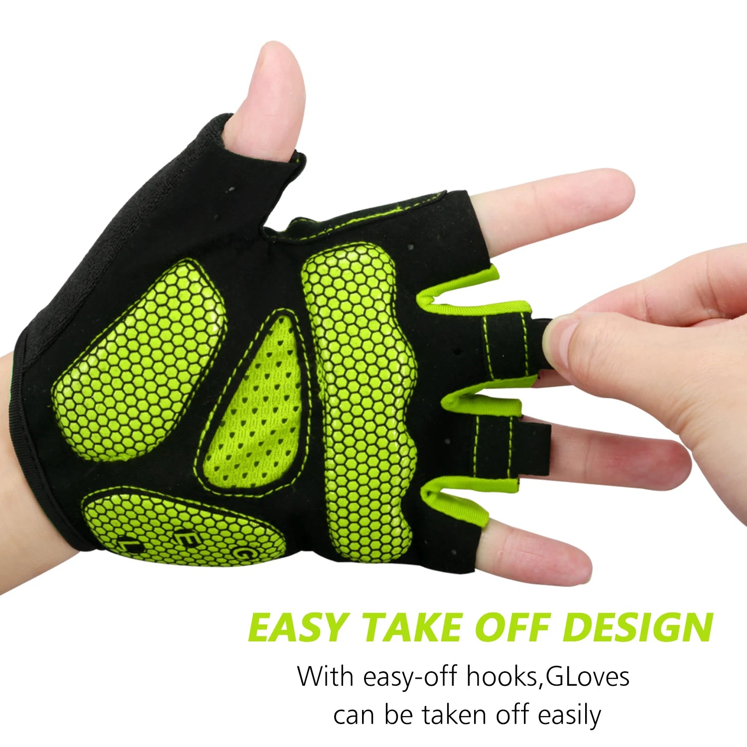Breathable MTB Cycling Gloves with Shock Absorbing Gel Pads - Smarsty