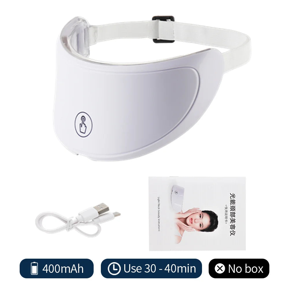Neck LED Lift Mask for Skin Tightening and Rejuvenation - Smarsty