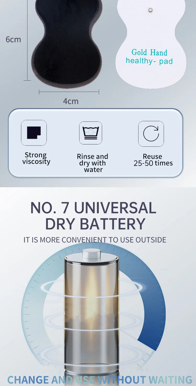 Multi-Functional TENS Unit for Pain Relief and Muscle Relaxation - Smarsty