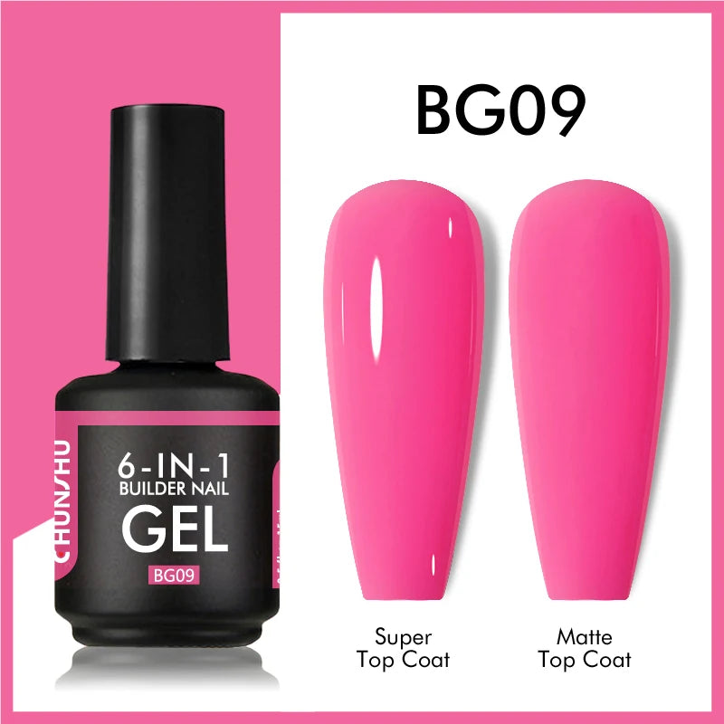 Chunshu 6 In 1 Builder UV Gel Polish 15ML - Smarsty