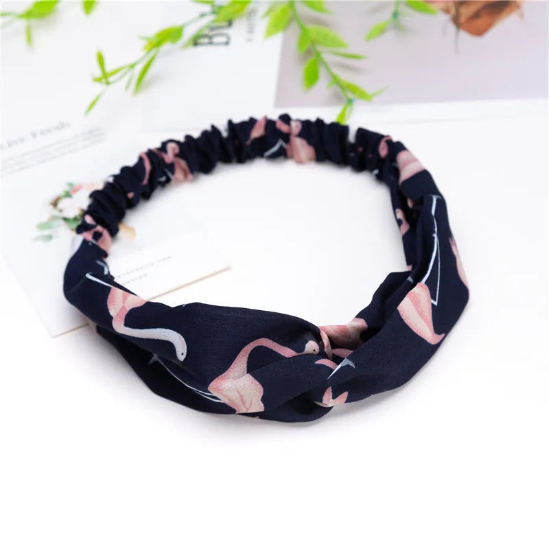 Bohemian Print Headbands For Women Vintage Turban Comfort - Smarsty