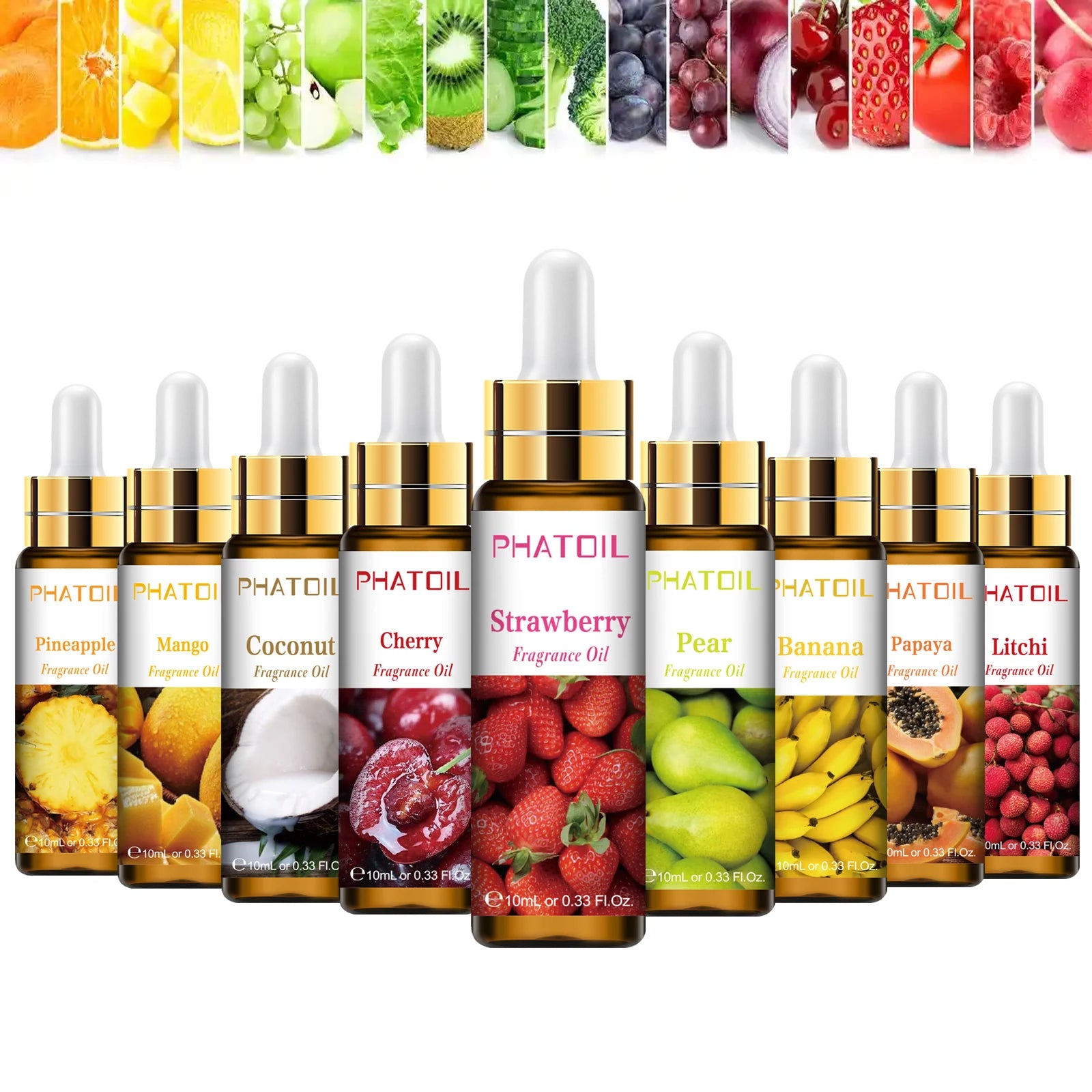 PHATOIL Sweet Fruit Fragrance Oil for Aromatherapy - Smarsty